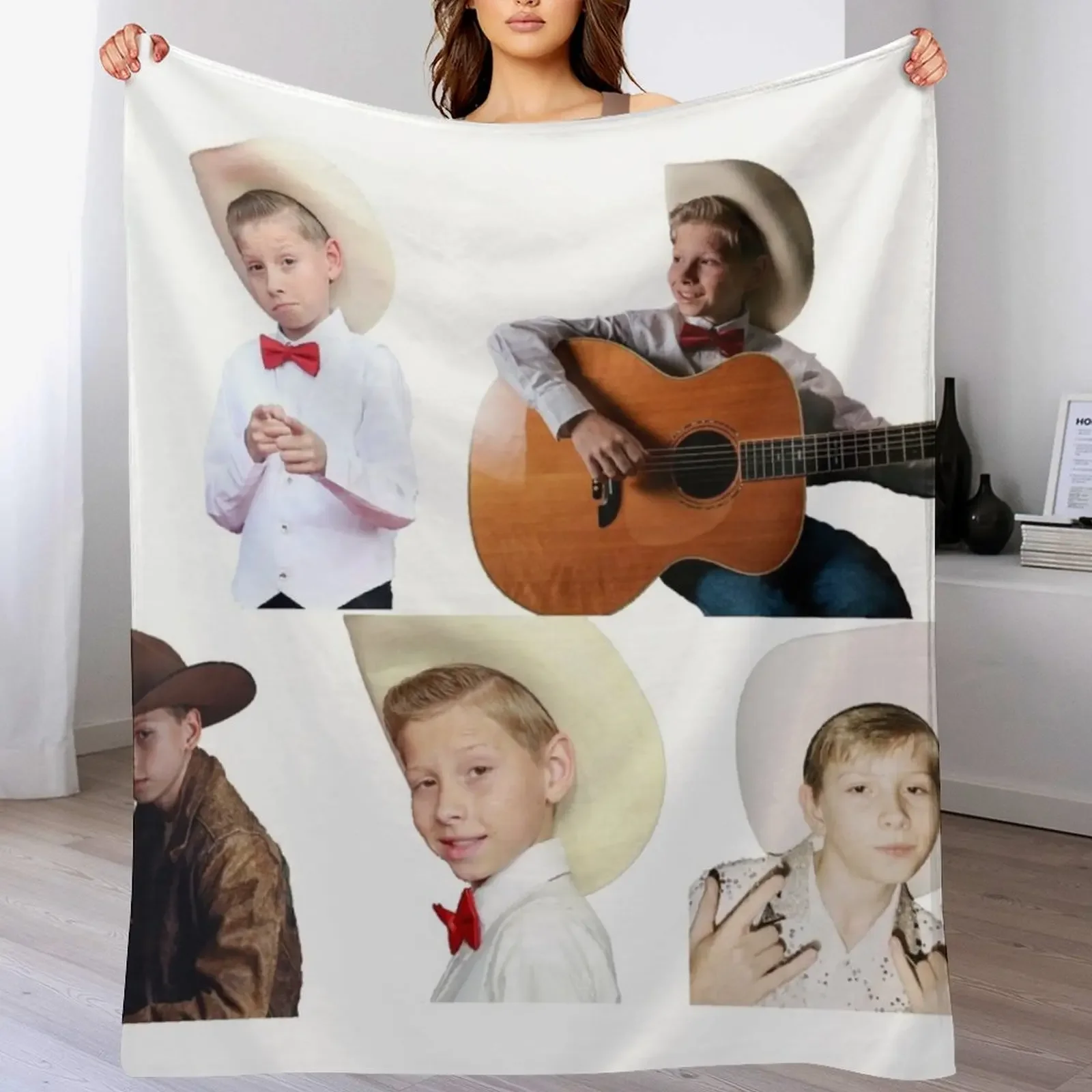 

Mason Ramsey Compilation Throw Blanket Cozy Warm Blanket for Bed Room Decor