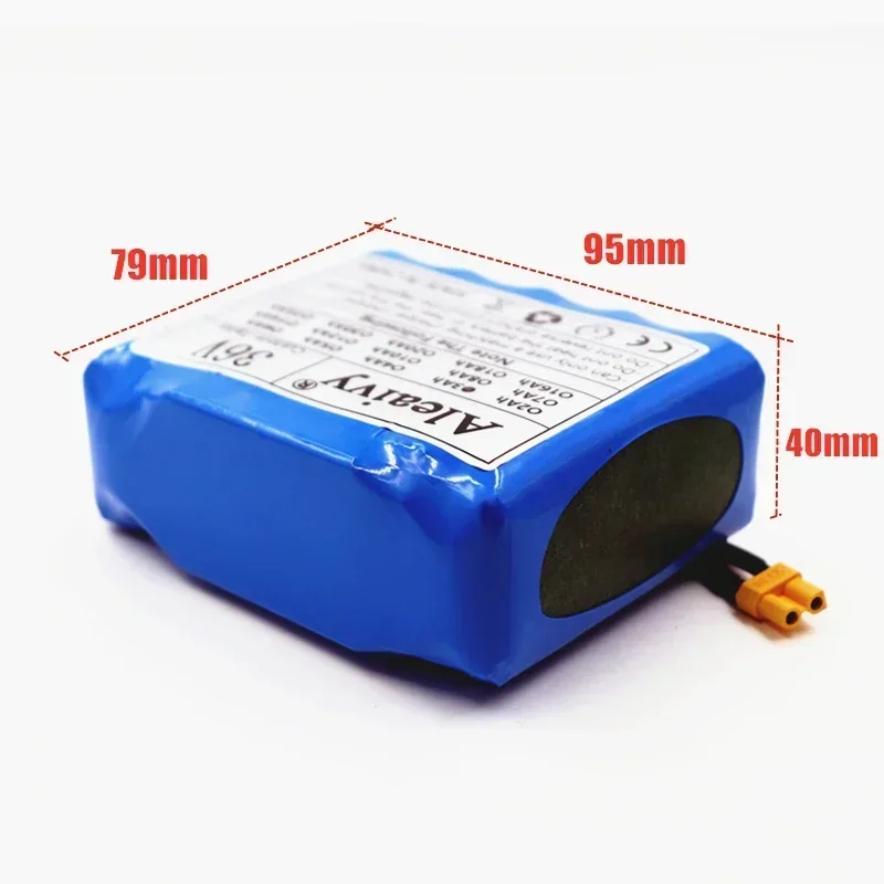 36V 3000mAh 10S1P Lithium Battery Pack for M365 Pro Scooter - Expansion Charging with XT30/XT60 Plug & BMS