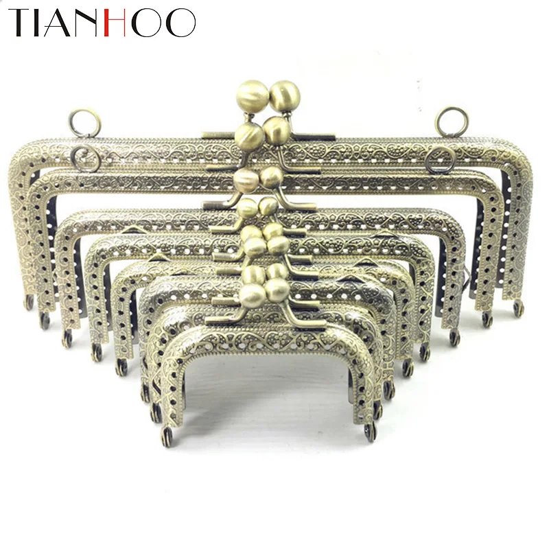 

20cm Metal Frame Purse Handle Coins Kiss Clasp Lock Accessories For Bag