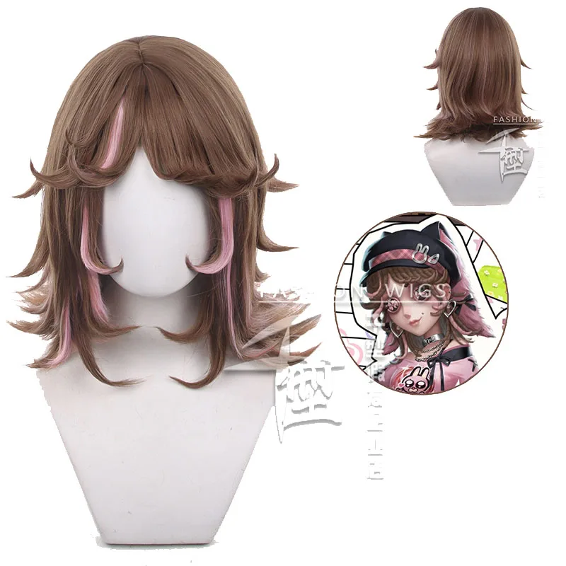 

Game Identity V Barmaid Cosplay Wig Halloween party cosplay wig + Free Cap