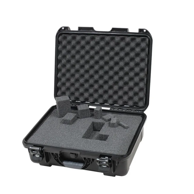 IP67 Waterproof Hard Plastic Equipment Camera Tool Case with Foam Wheels, Hard Duty Carrying Case