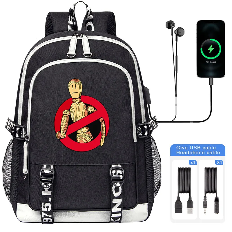 NEW Cartoon Brian Maps Kids School Backpack Boy Girl School Bag Children Schoolbag USB Fashion high quality Laptop Shoulder Bag