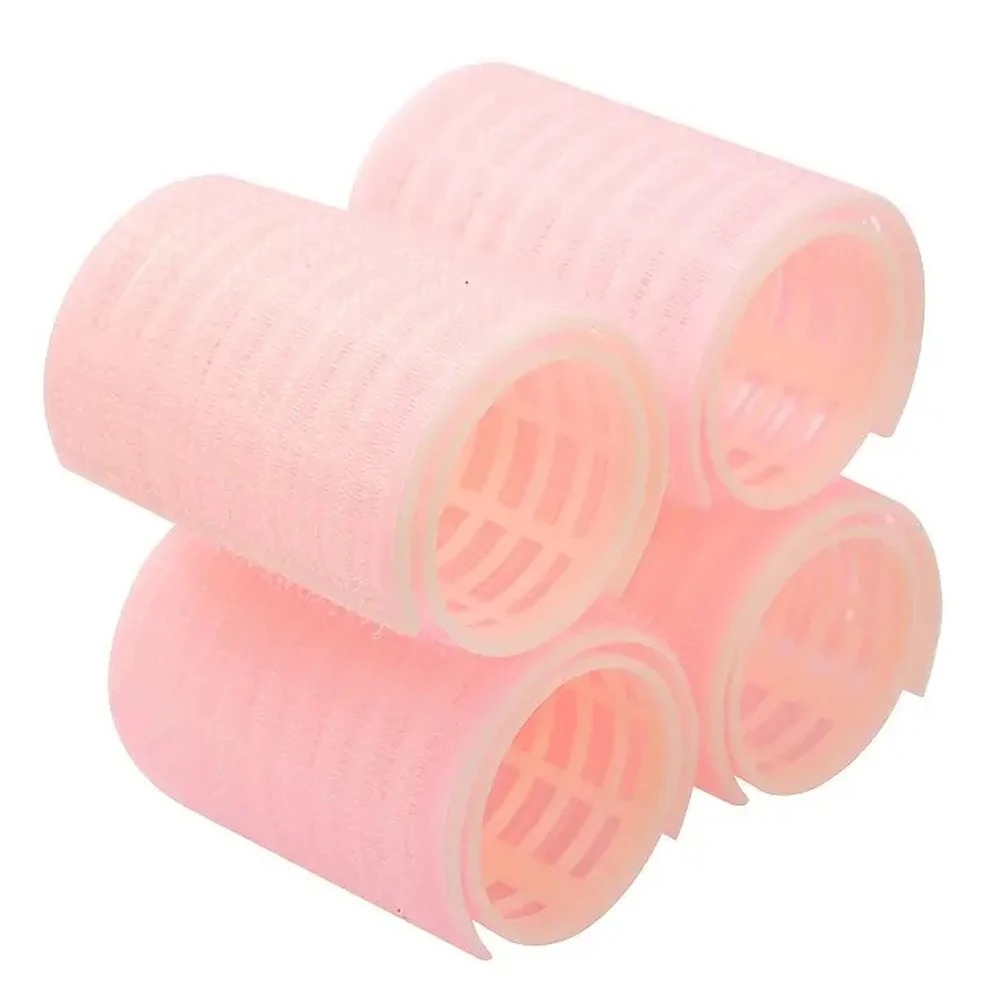 2/4pcs Portable Hair Rollers, DIY Self-Adhesive Bangs Clips, Double-layer Design, No Need Clip For Easy Hair Curling And Styling
