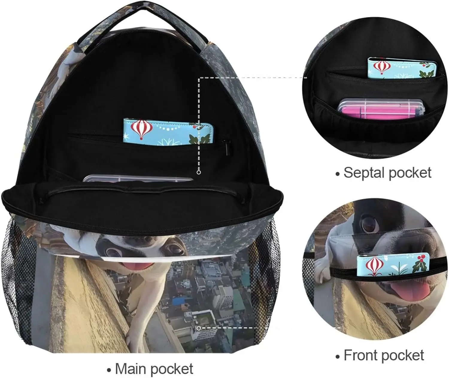 Mochilas para niños con ranura transparente, mochilas escolares para niños y niñas, bolsa de libros para viajes, senderismo, escuela, tamaño mediano