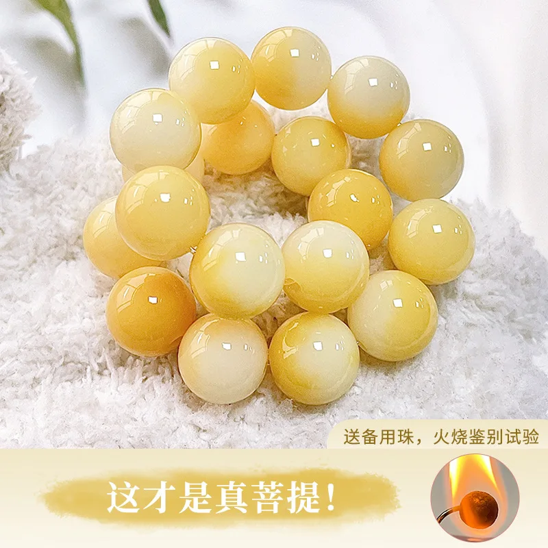 Bodhi Root Chalcedony Lotus Charm Natural Jade Stone Beaded Bracelets for Women Prayer Energy Buddha Beads Jewelry Accessories