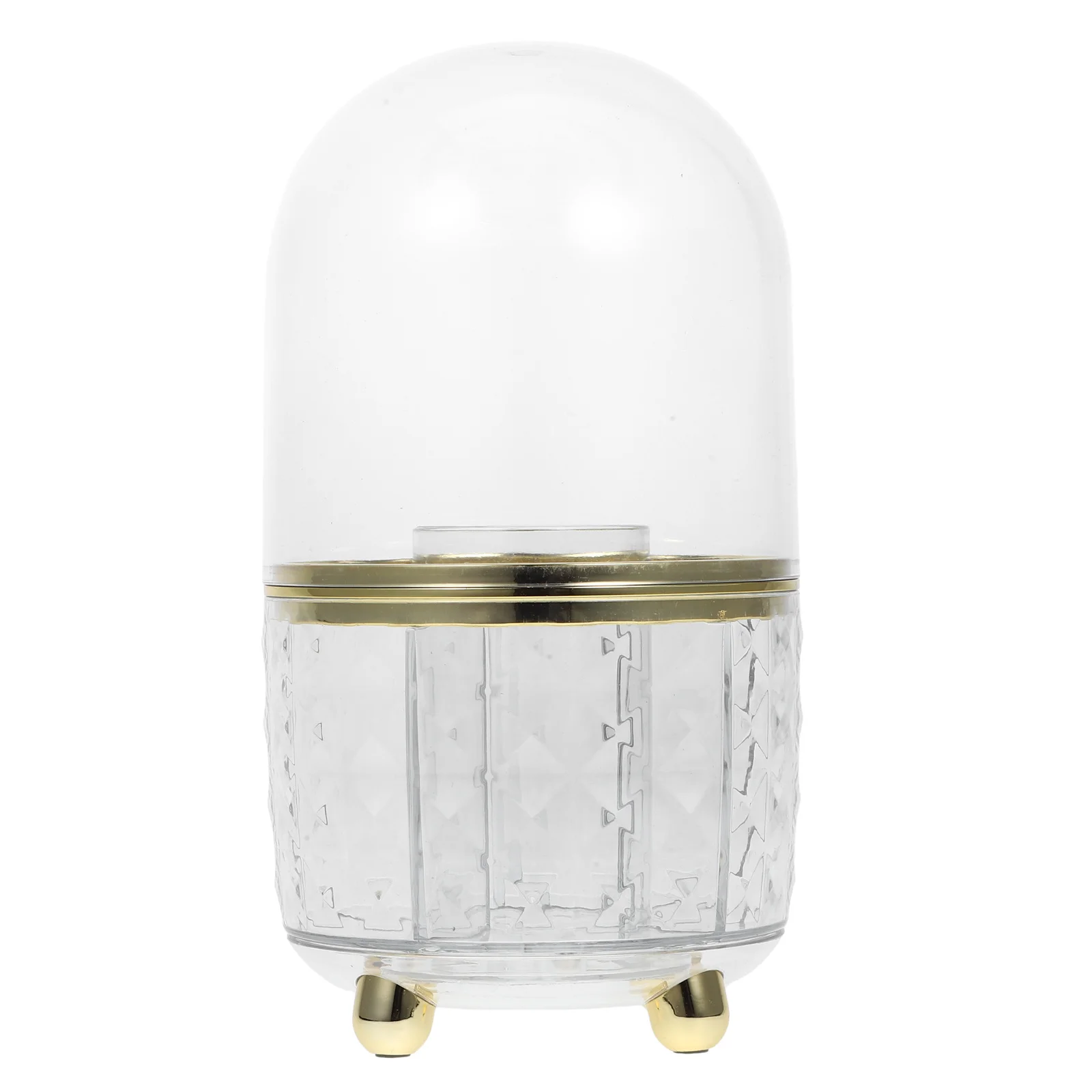 منظم حامل فرش المكياج الكبير، شفاف من خلال تصميم أنيق وأنيق، حل تخزين سطح المكتب على سطح الطاولة للفرش #5