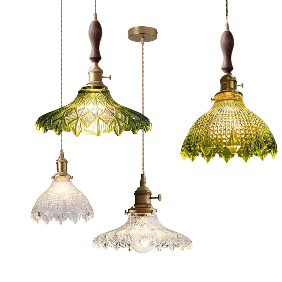 Green Glass Kitchen Island Bar Modern Pendant Lamp Bedroom Chandelier Ceiling Lights Luminaire Flush Mount Dining Table Light