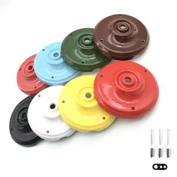 105mm Size Ceramic Ceiling Panel Black and White Retro Chandelier Fixed Base Ceiling Wall Lamp Chassis Lamp Accessories