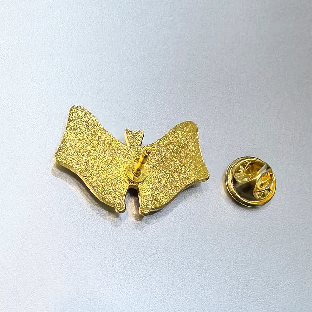 شيرلي مخصص 3.2X2.15cm تخصيص شعار/صورة/صورة/اسم المعادن العلم التلبيب دبابيس شارة معدنية الوطنية الصداقة تذكارية #4