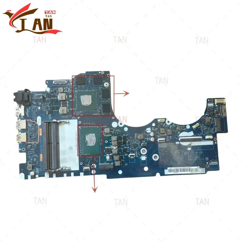 

Материнская плата XMSJ NM-A541 для ноутбуков Lenovo Y700-15ISK Y700-17ISK с процессором i5-6300HQ+GTX960M DDR4, 100% протестирована, быстрая доставка TT