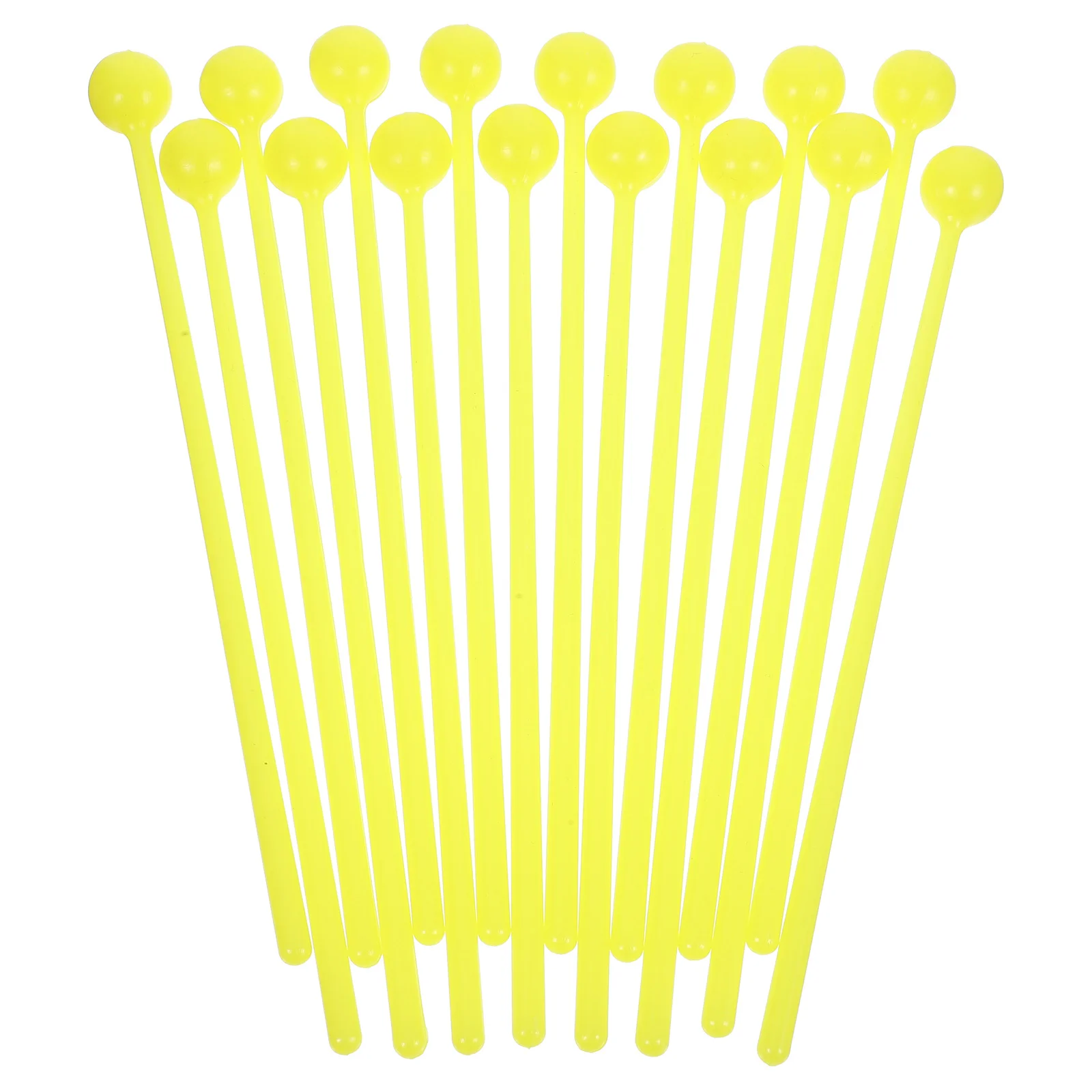 1 Bag 16pcs Kids Drum Stick Drum Hammer Children Teaching Aids Handheld Drum Stick for Kids (Yellow)