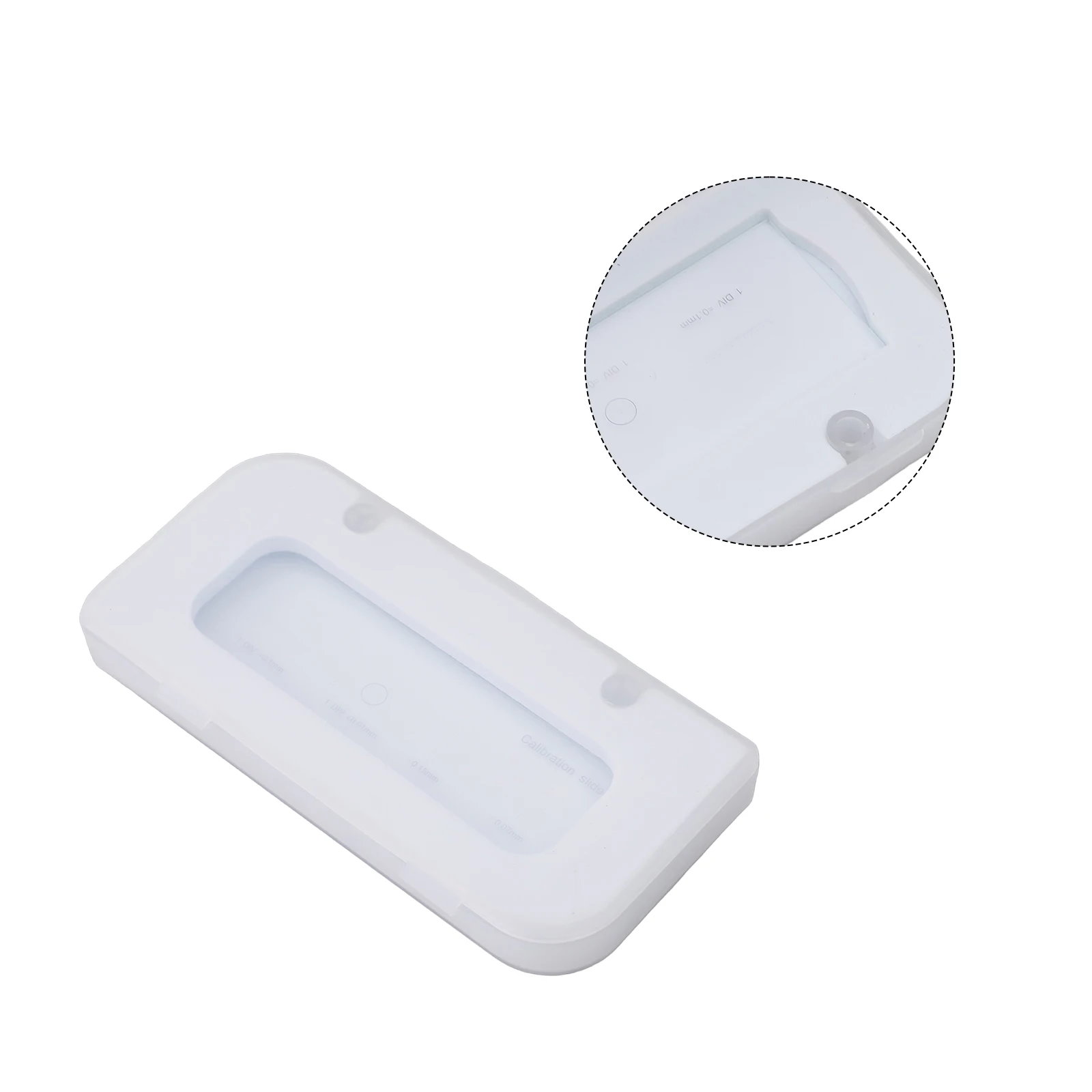 for microscope Slide Reticle with Clear 0.01mm and 0.1mm Scale Markings for Direct Visual Calibration and Image Analysis
