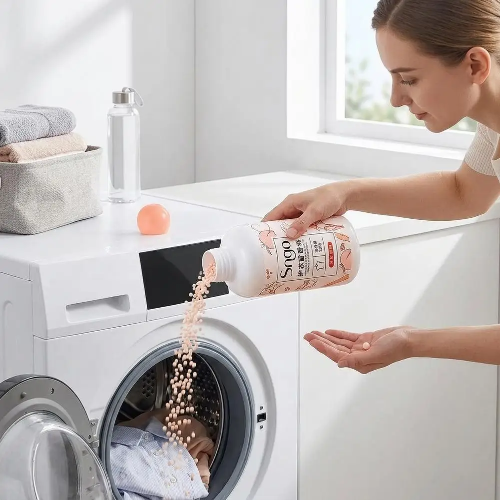 Laundry Scent Booster Beads Long Lasting Fragrance Booster Pellets Fabric Softener Clothes Laundry Beads Remove Odors 220g view 5