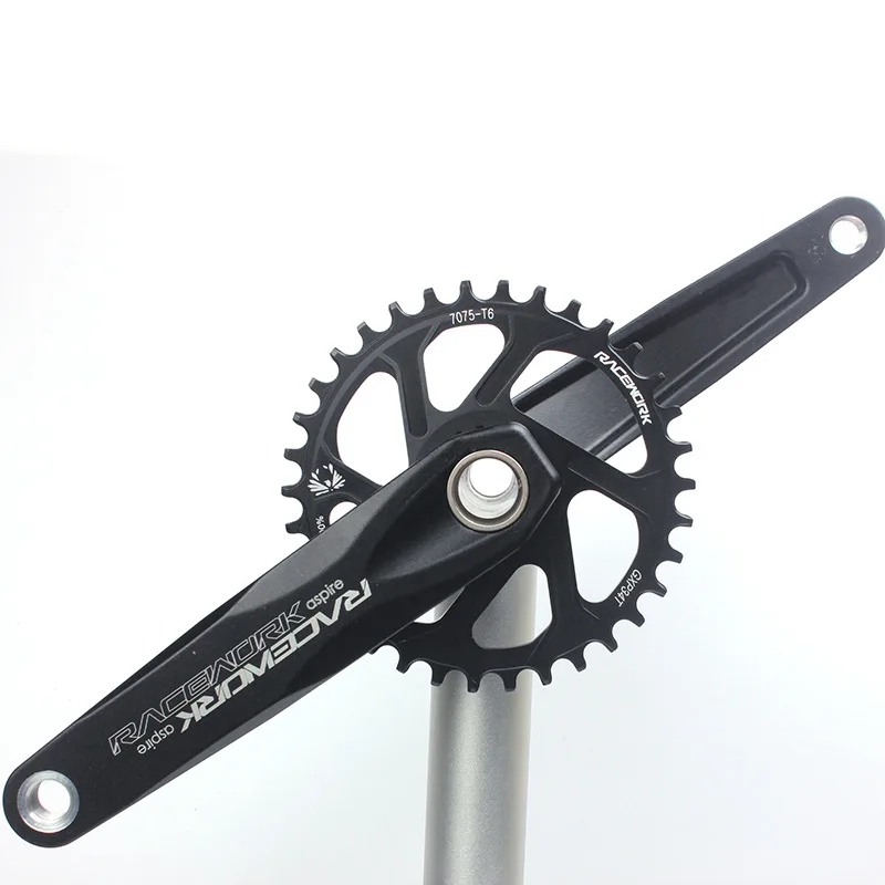 RACEWORK Road Bicycle Crankset 170mm175mm Crank 32/34/36/38T Sprockets 11/12 Speeds Aluminum Alloy Hollow Crankset For GXP