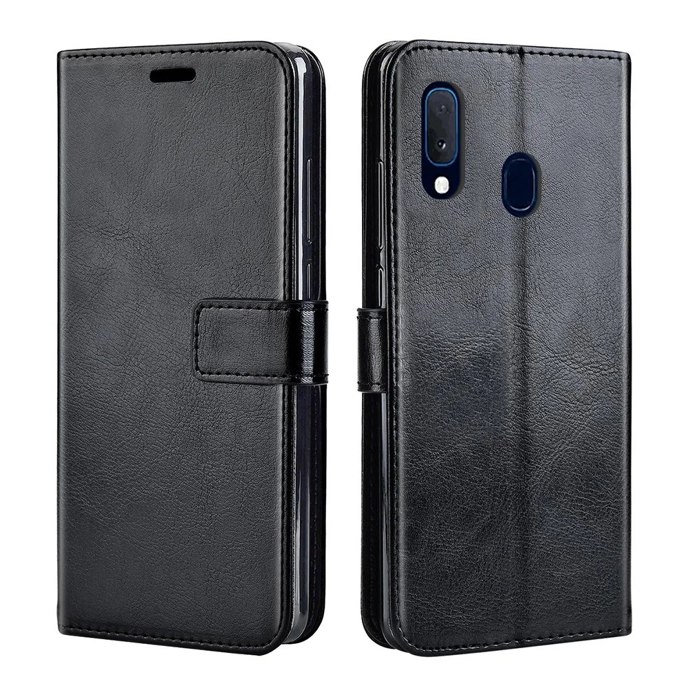 Luxury Leather case For Samsung Galaxy A20e case Flip phone Back cover case For on Samsung A20e A20 E A202 A202F SM-A202F 2019