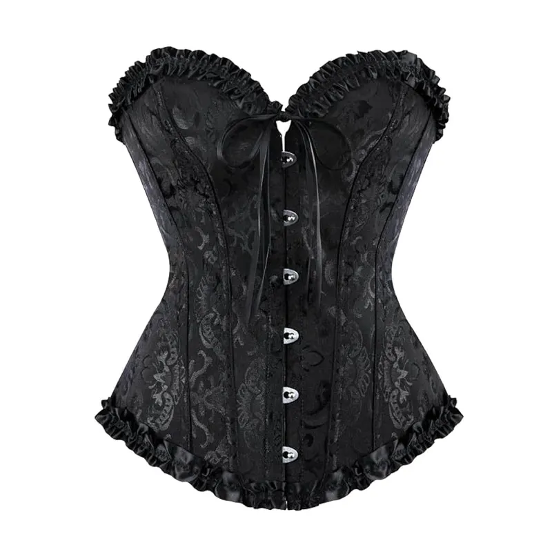 Women\'s Sexy Corsets Women Plus Size Overbust Corset And Skirt Set Tutu Corselet Victorian Fashion Corsets Gowns