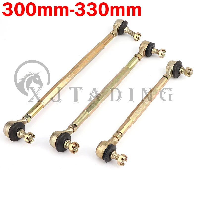 

1Pair/2pcs 280mm290mm 300mm 310mm 320mm 330mm M10 ATV Tie Rods Kits Fit Ball Joint for China Chinese ATV Karting Quad Bike Parts