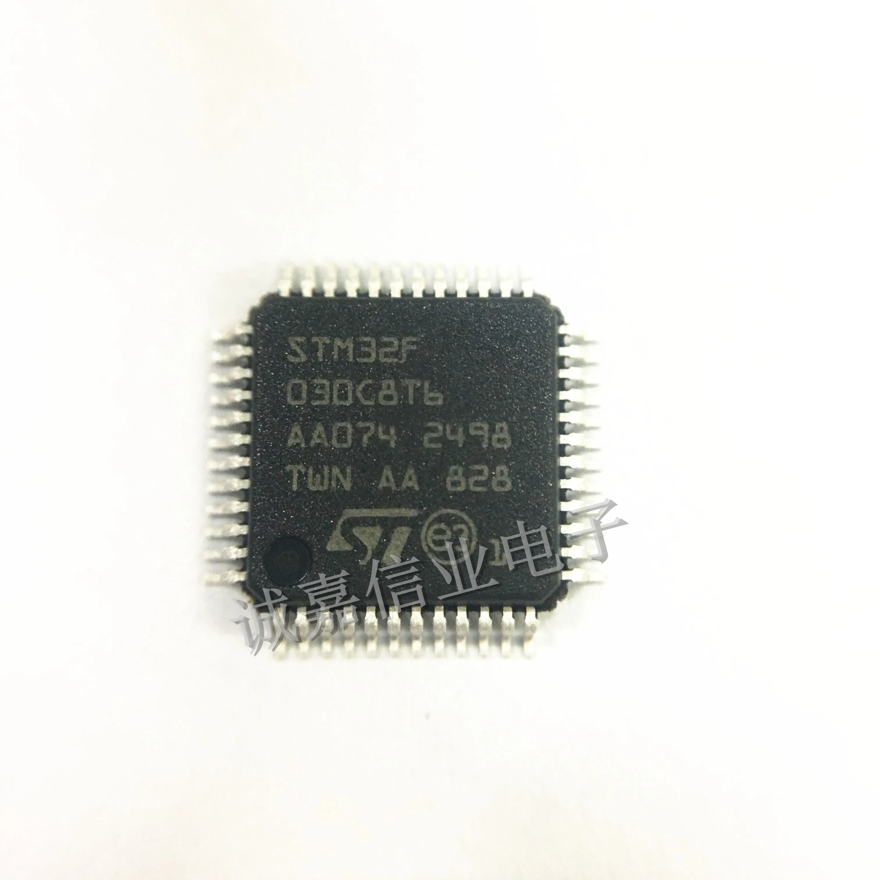 10pcs/Lot STM32F030C8T6 LQFP-48 ARM Microcontrollers - MCU Value-Line ARM MCU 64kB 48 MHz Operating Temperature:- 40 C-+ 85 C