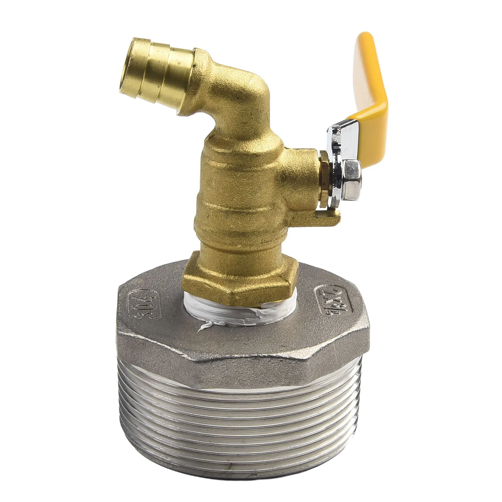 DN50 2 Inch Stainless Steel For Oil Water Tap Replacement with 0.43inch Inner Diameter and Copper Construction