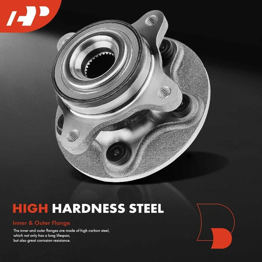 A-Premium-Vorderradlager- und Nabenbaugruppe mit 5-Lücken-Kompatibilität für Land Rover Range Rover Sport 2006–2013 LR3 2005–200