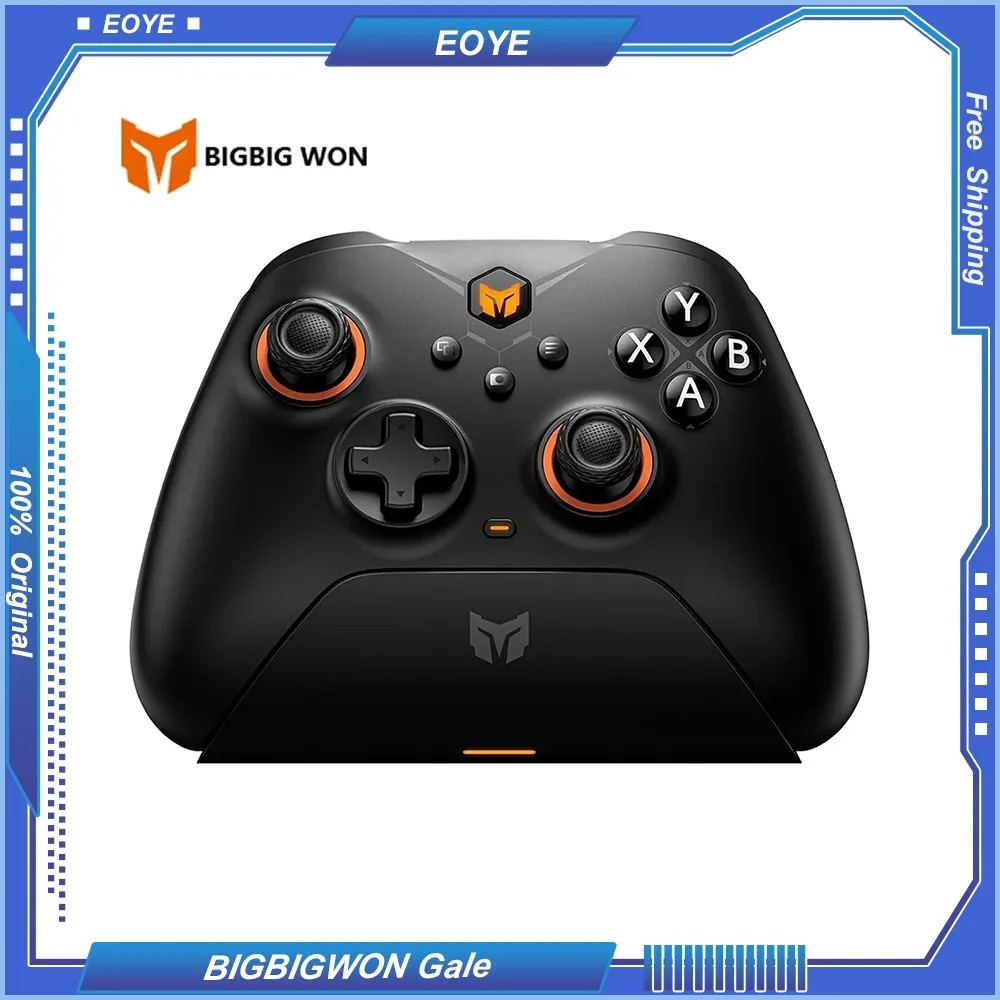 

BIGBIGWON Gale беспроводной Холл линейный геймпад Холл версия с зарядной док-станцией игровой контроллер для Nintendo/Switch/Android/ПК/iOS