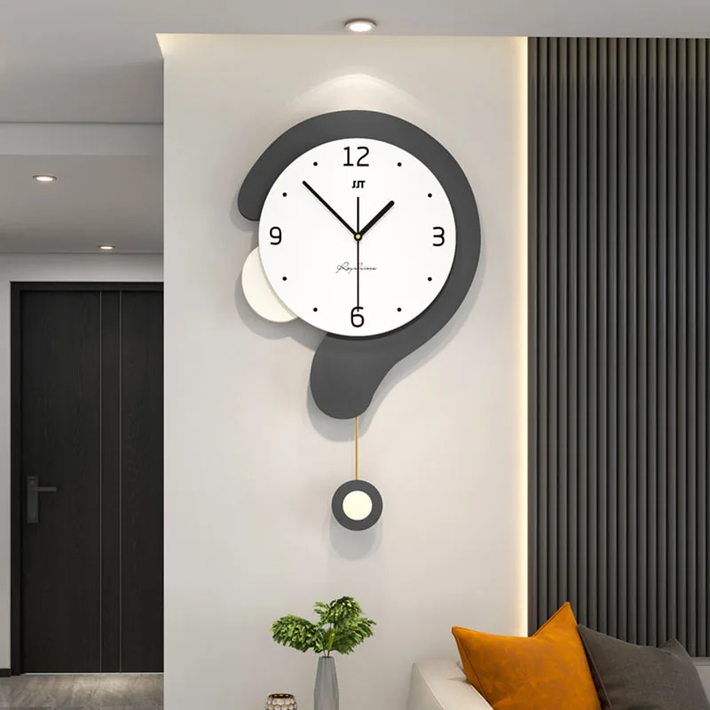 

Light Luxury Modern Wall Clock Personalized Aesthetic Gaming Room Clock Simplicity Design Designer Reloj De Pared Home Furniture