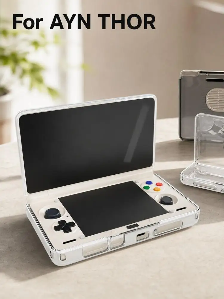 Transparente TPU-Schutzhülle für AYN Thor Gaming-Konsole, stoßfeste, sturzsichere Schutzhülle, Zubehör