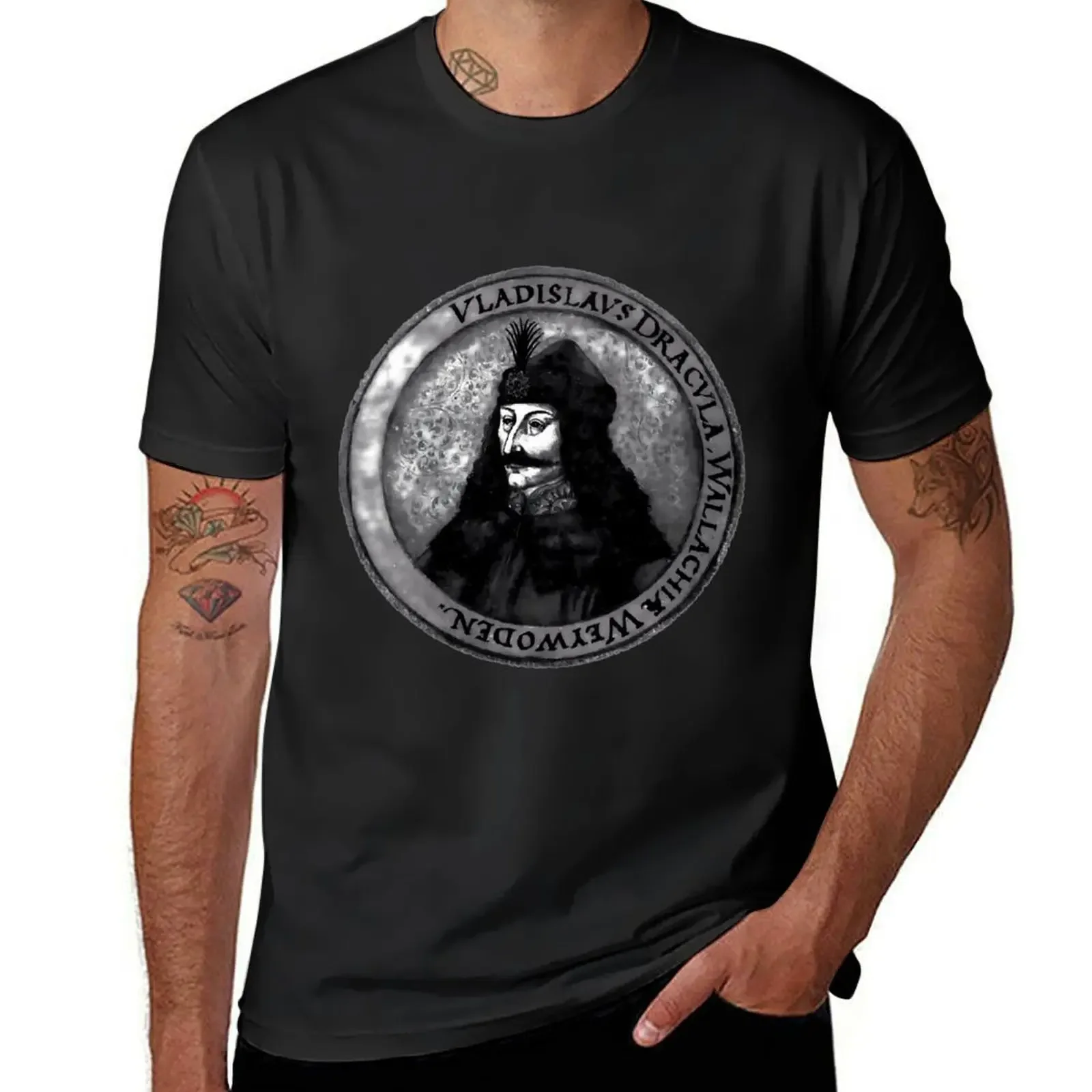 Vlad Dracula Tepes The Impaler Vampire 1 T-Shirt summer tops vintage anime shirt cute tops t shirts for men graphic