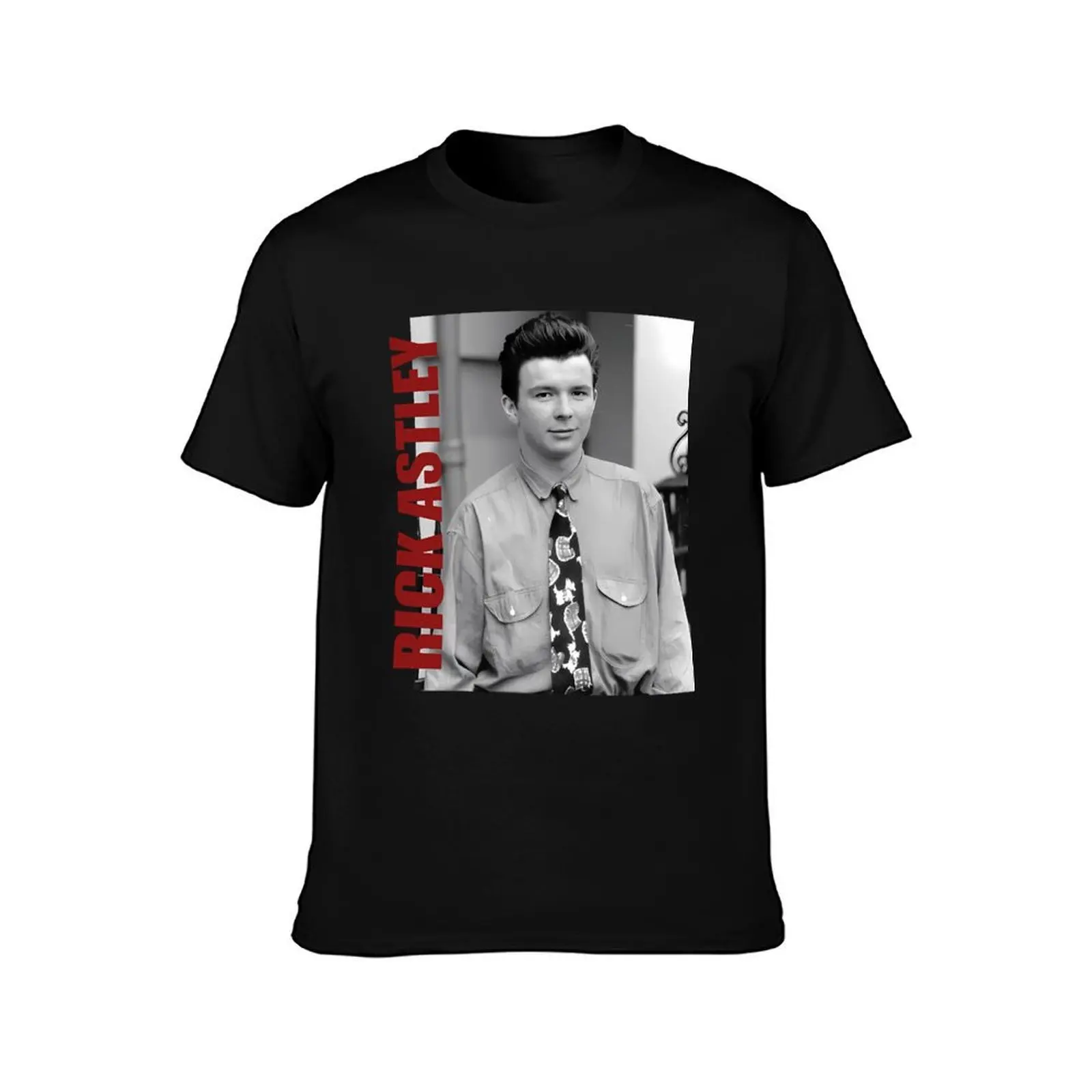 Rick Astley // Rick Astley Retro Aesthetic Fan Art //80s T-Shirt Essential Solid Color T-Shirt