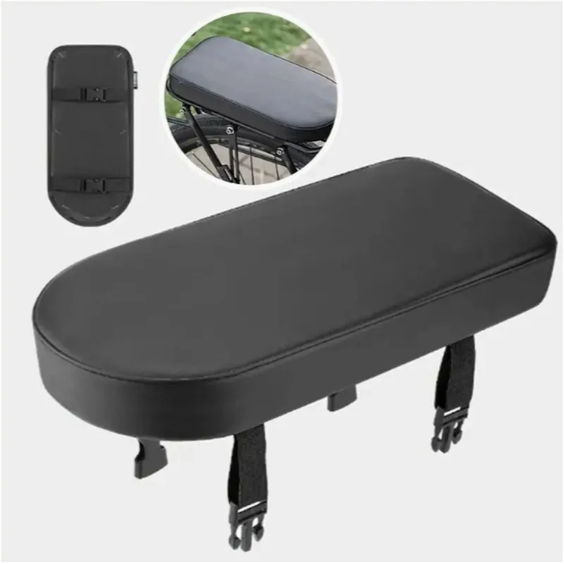 Bicycle Back Seats Cushion Mountain Bike Rear Shelf Thickened Carrier Seat Saddle Cycling Thickened Bicycle Rear Seat Cushion