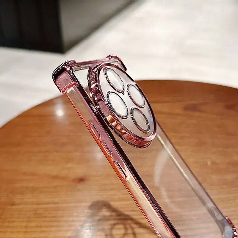 Casing Redmi14C Penutup Ponsel Armor Transparan Tahan Benturan untuk Xiaomi Redmi 14C 4G A3 A3X POCO C75 X7 X4 Pro Casing Asli Coque