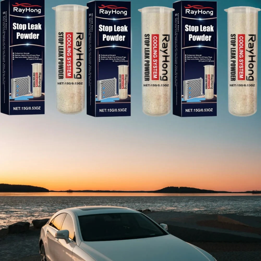 

1/2/3 шт., герметик системы охлаждения автомобиля, порошок для остановки утечки радиатора, автомобильный радиатор, порошок для остановки утечки воды, анти-протекатель воды, автомобильные аксессуары