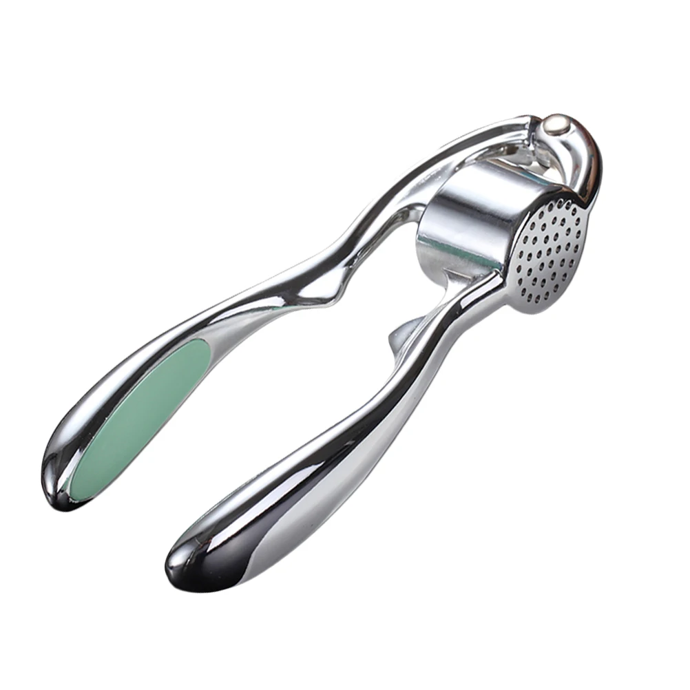 

Sturdy Garlic Press Mincer Squeezer Kitchen Tool Easy Clean Human Design Hand Pressed Vegetable Fruit Gadget