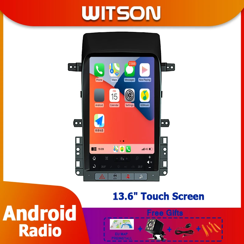 

Car Radio Stereo 13.6" Vertical Multimedia For Chevrolet Captiva 2012-2017 Only fit Left Hand Driver Not support original camera