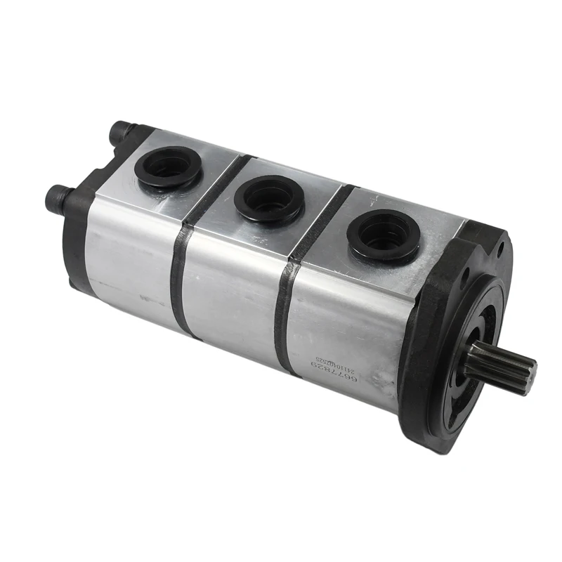 مضخة التروس الهيدروليكية 6677829   متوافق مع حفارات Bobcat Mini 320 322 323 320D 322G WH 5WHP3