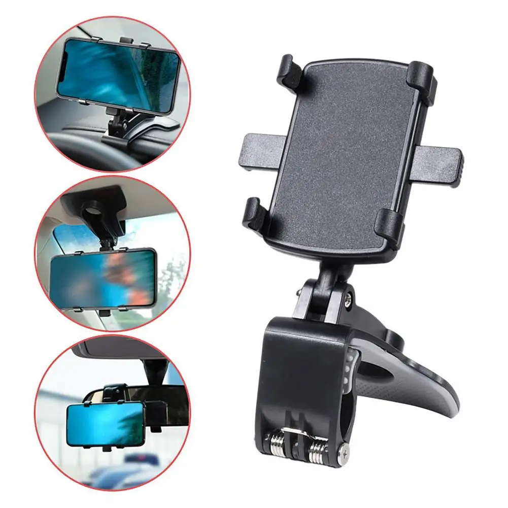 Supporto per telefono da auto multifunzionale regolabile universale cruscotto supporto per Clip per telefono da auto supporto per Display GPS per la