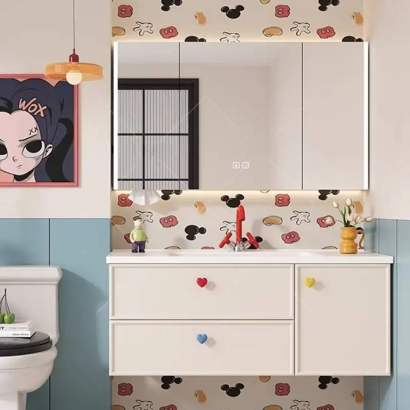 

Luxury Modern Bathroom Cabinet Inside Storage Space Saving Bathroom Cabinet Drawers Narrow Meuble Salle De Bain Furniture Home