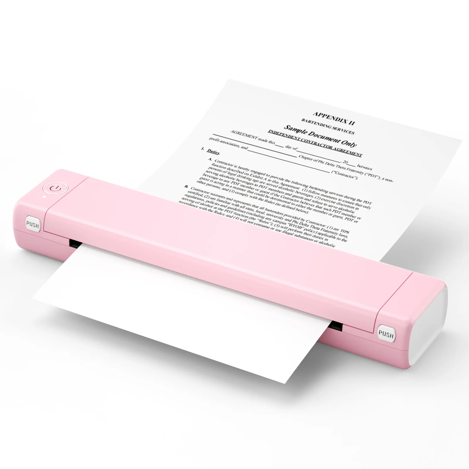 Portable A4 Thermal Printer M08F Supports 8.26