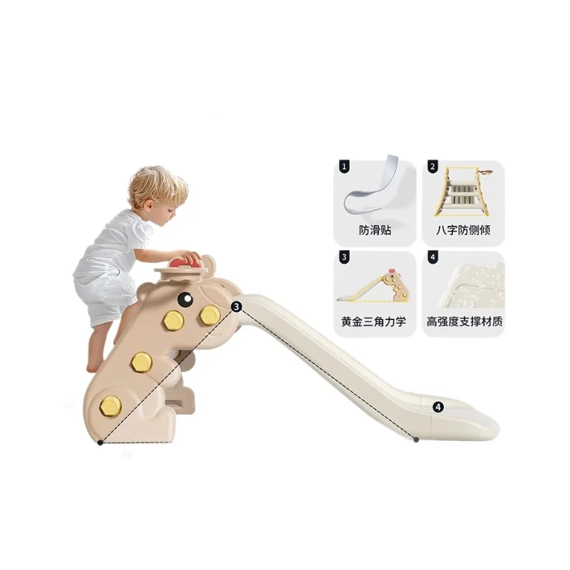 Manlong Dolphin Slide Foldable Indoor Family Playground for Infants
