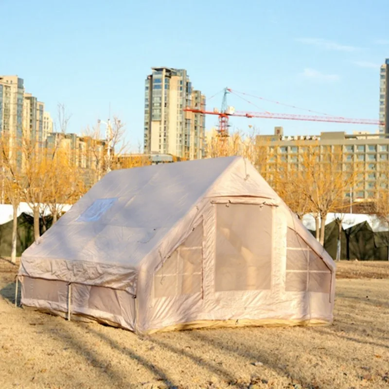 

YTYIN 4-Season Quick-Inflate Air Tent 300D Oxford Fabric 3000mm Waterproof Large Space 2 Bedrooms 1 Living Room 6-8 Persons Camp