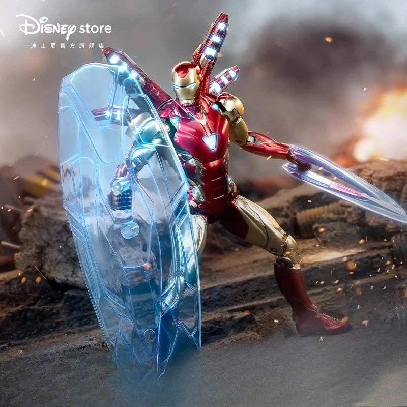 

7-дюймовая шарнирная фигурка серии Disney & Marvel Iron Man MK, Коллекционный дисплей, Рождество, Хэллоуин, подарок на день рождения