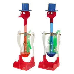 Funny Drinking Glass NonStop Liquid Drinking Glass Bird Balance Drink Water Bird Home Decor Toy New Motion Perpetual Bobbing Toy