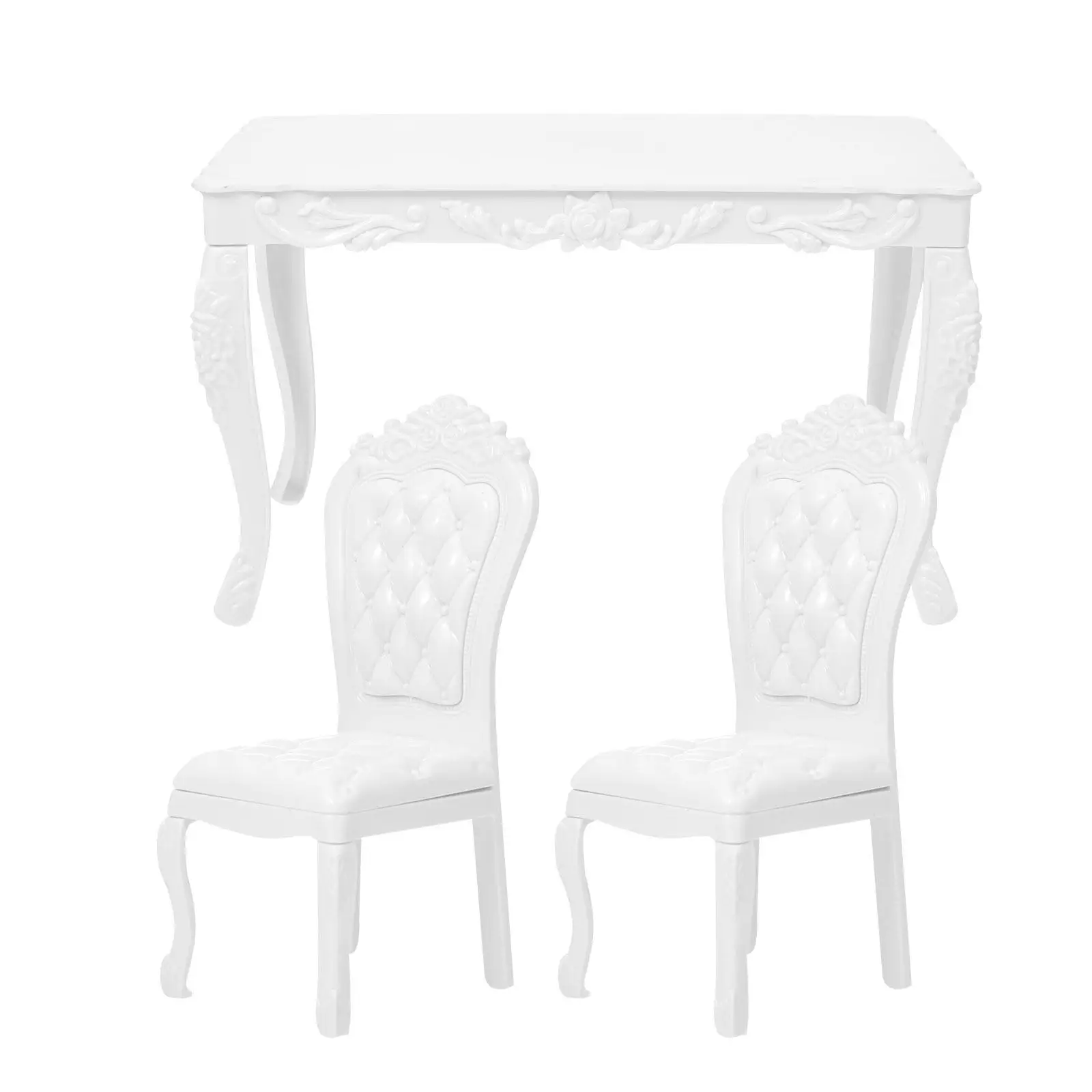 

1Set Miniature Furniture Table Chair Set for Mini House Living Room Playhouse Accessory Decoration Playhouse Decor