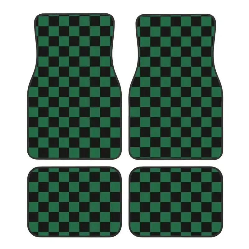 

Black Gold Marble Pattern Car Floor Mats 4-pieces Set Anti Slip Front and Rear Foot Mats Car Accessories Universal for Car SUV