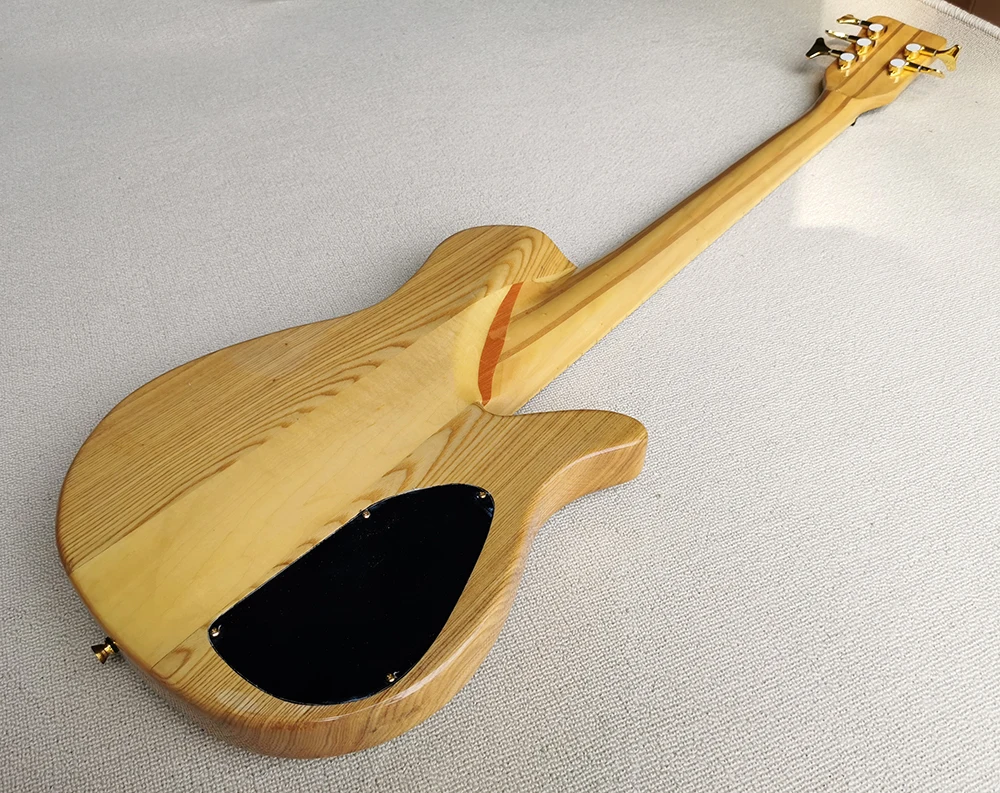 Flyoung Left Handed Bass Guitar 5 Strings Electric Bass Guitar Neck Through Body Bass Guitar view 6