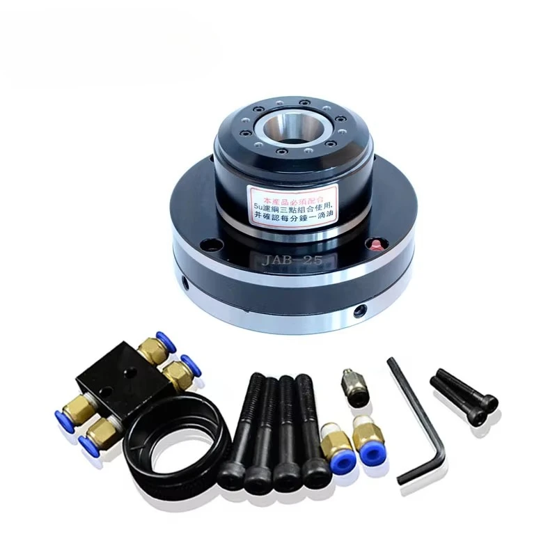 Collect Chuck JAB15 JAB25 JAB40 JAB-5C 16C YB15 YB25 for Cnc Lathe Small Push-Forward Pneumatic Totary Cnc Collet Chuck