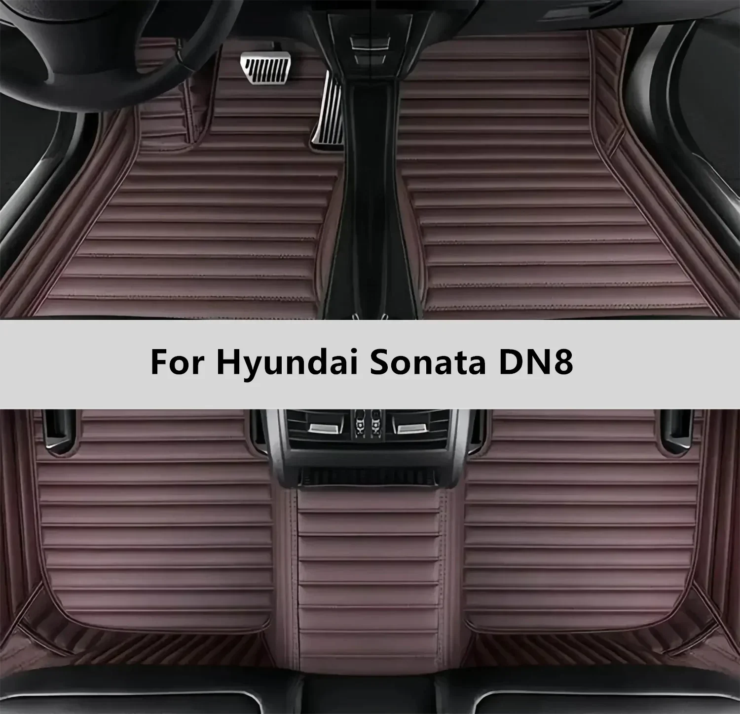 Custom Car Floor Mats For Hyundai Sonata DN8  2020 2021 2022 2023 2024 2025 2026 2027 2028 Floor Mat Car Mat
