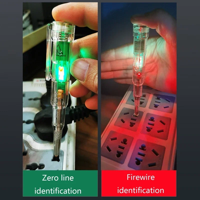 Wielofunkcyjny tester napięcia Bezdotykowy tester elektryczny Wysoka czułość Elektryczny śrubokręt płaski