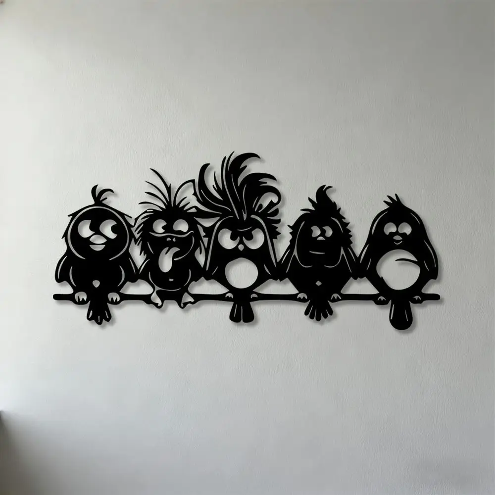 CIFBUY – décoration murale en métal, sculpture artistique en fer pour la maison, l'intérieur, l'espace, ornement suspendu