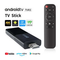 2025 TVR3 Allwinner H313 TV Stick Android 15 RAM 1GB ROM 8GB Dual 2.4/5 Wifi BT 5.0 4K IR Control Home Media Player TV Stick